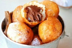 Bolinho cremoso de leite Ninho com Nutella