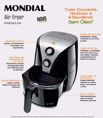 Fritadeira Airfryer Mondial Fritadeira Airfryer Mondial