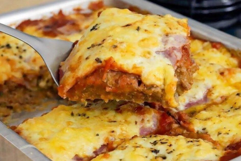 Carne moída a parmegiana prática e deliciosa Carne moída a parmegiana prática e deliciosa