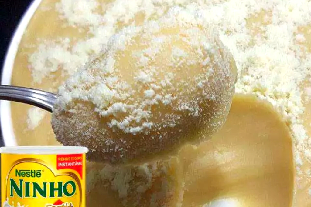 Doce de leite em pó cremoso, é bem rápido de fazer, não tem segredo nenhum Doce de leite em pó cremoso, é bem rápido de fazer, não tem segredo nenhum