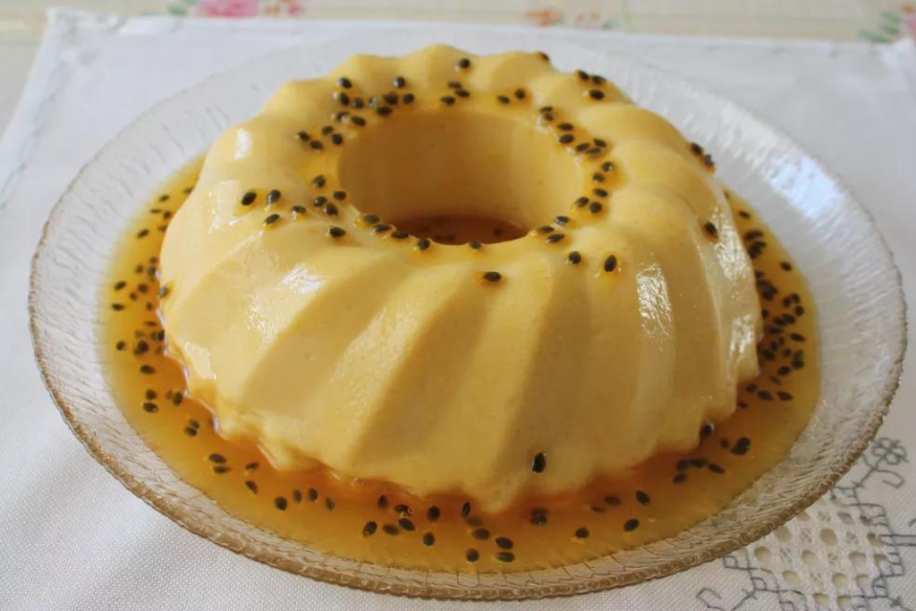 Pudim de maracujá que aprendi no meu curso de culinária Pudim de maracujá que aprendi no meu curso de culinária