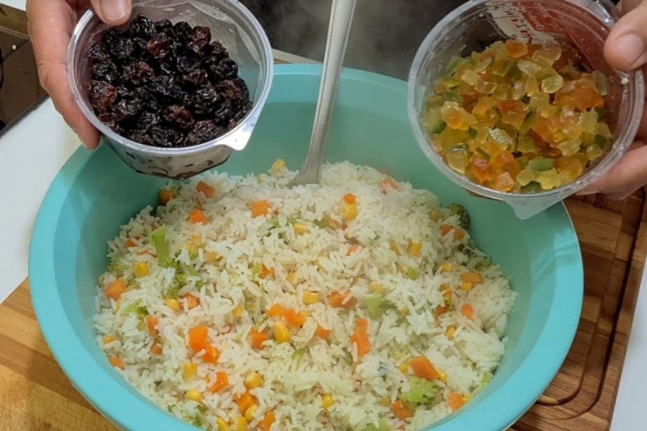 Arroz natalino para deixar sua ceia de natal ainda mais especial